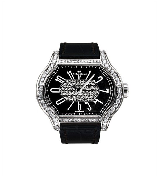 Replica DeLaCour City 1 Black WAST1857-0660W Replica Watch